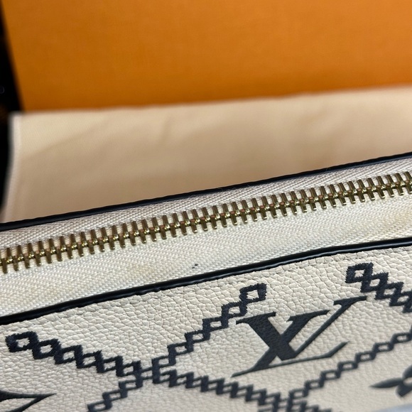 Louis Vuitton Empreinte Broderie Zippy Wallet Long Crème/Noir - Picture 14 of 16
